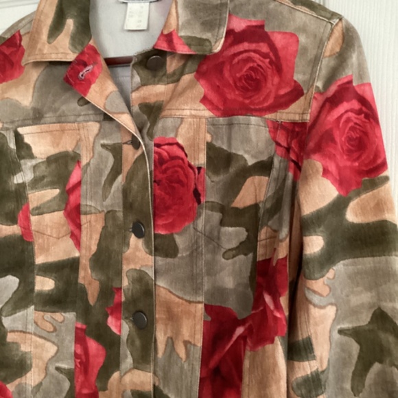 Floral Jeans Jacket - Picture 2 of 8